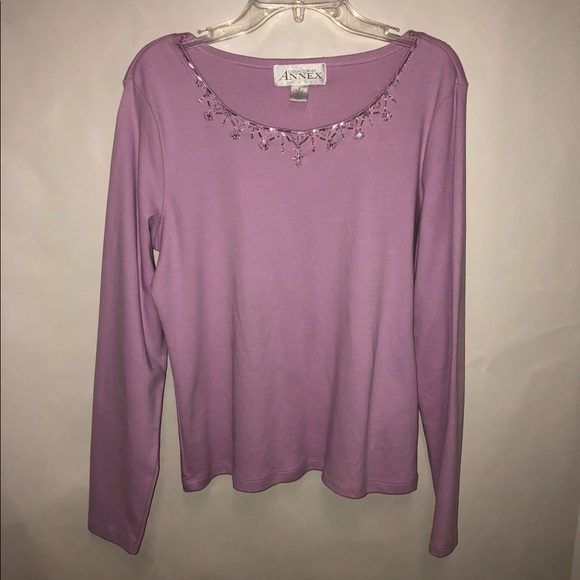 Casual Corner Annex Top with Embellishments - Picture 2 of 8